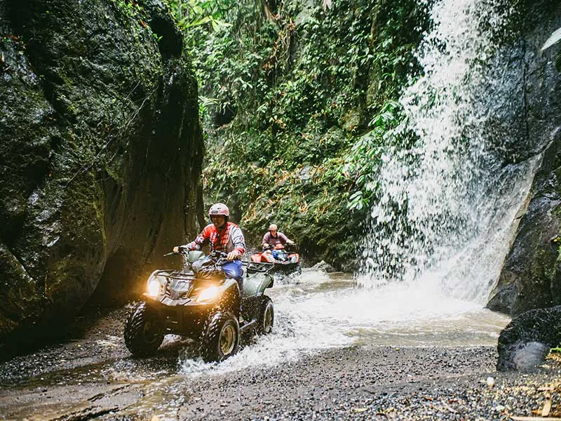 Kuber Bali ATV Adventure - ATV Waterfall & Tunnel